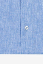 CAMICIA 100% LINO COREANA TINTA UNITA