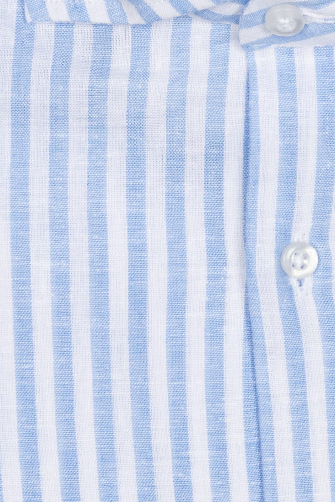 Camicia 100%lino riga media