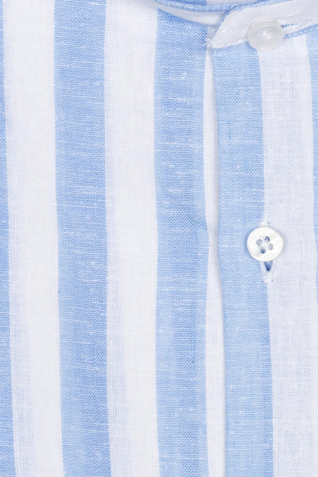 CAMICIA 100% LINO COREANA RIGATA