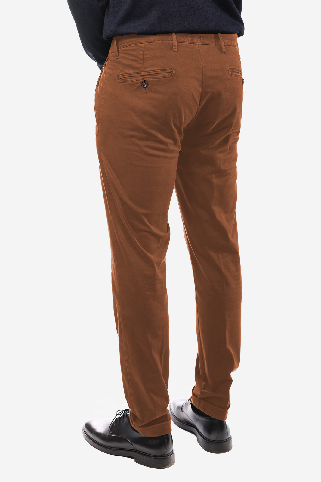 Pantalone in raso di cotone caldo