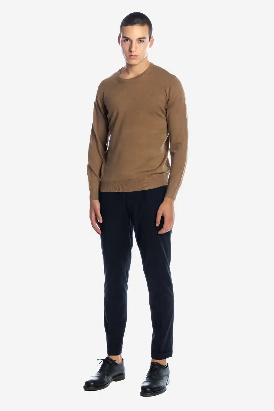 Maglia girocollo in viscosa