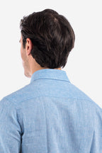 Camicia 100% lino in tinta unita di Sorrento
