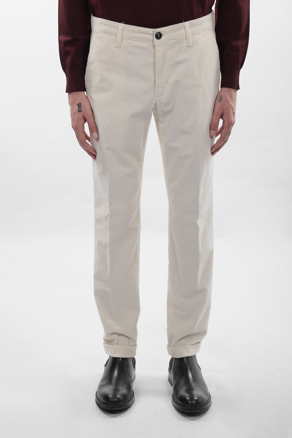 Pantalone in caldo cotone velluto