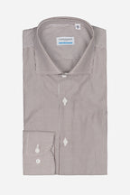 Camicia riga media in puro cotone