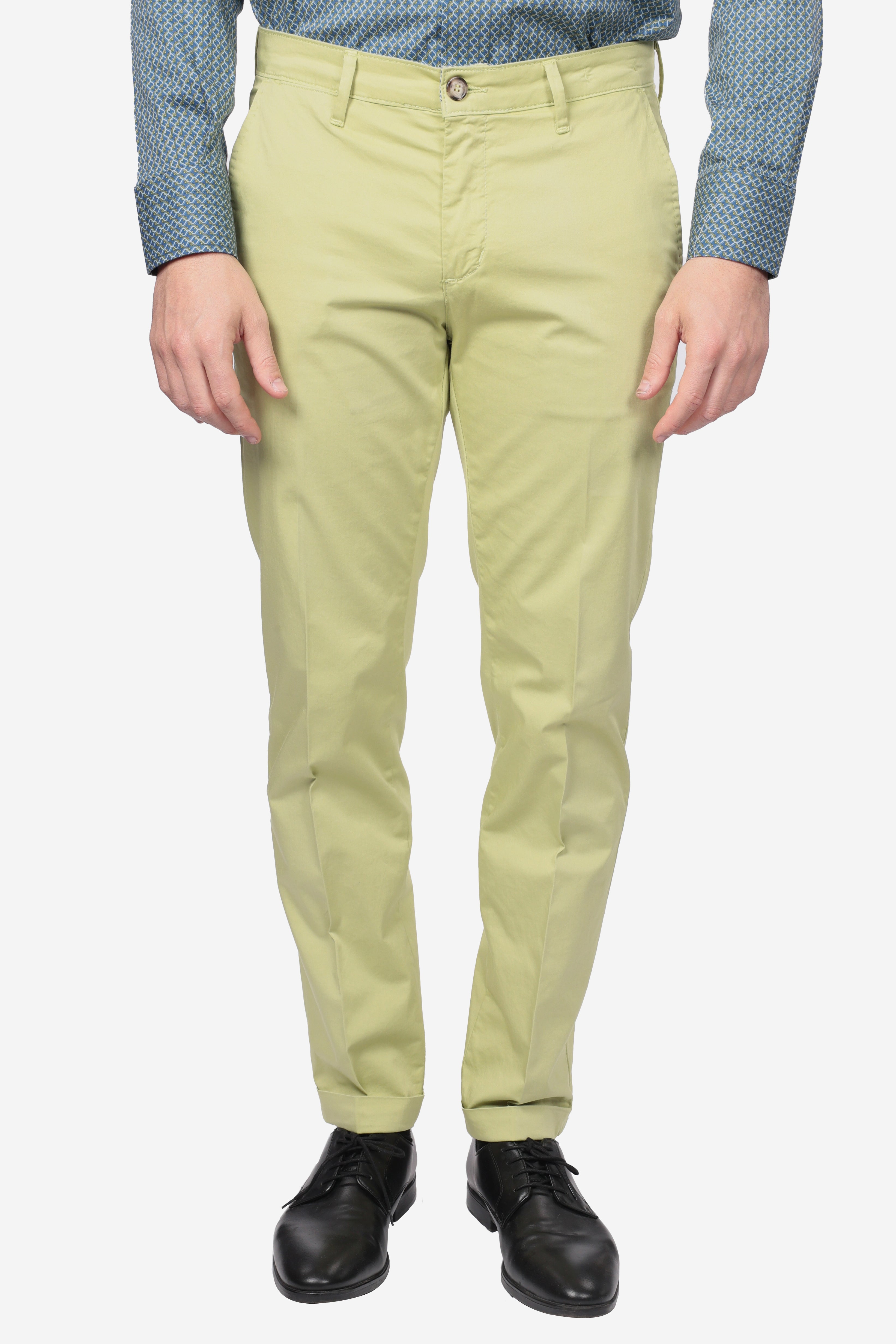 PANTALONE IN RASO DI COTONE