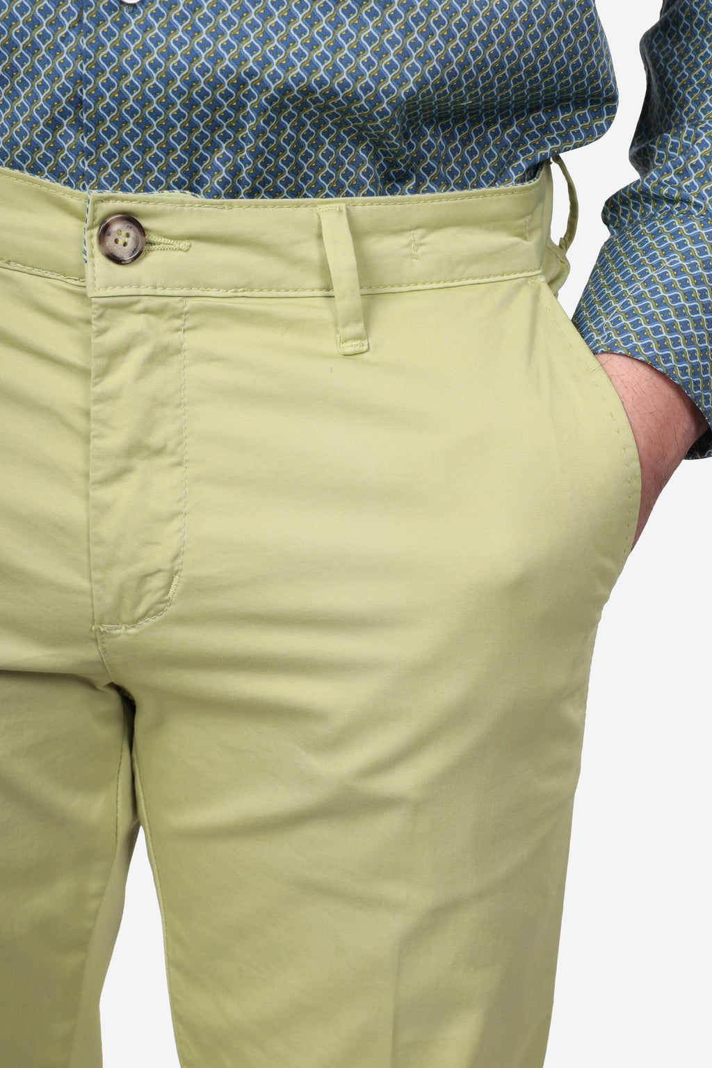 PANTALONE IN RASO DI COTONE