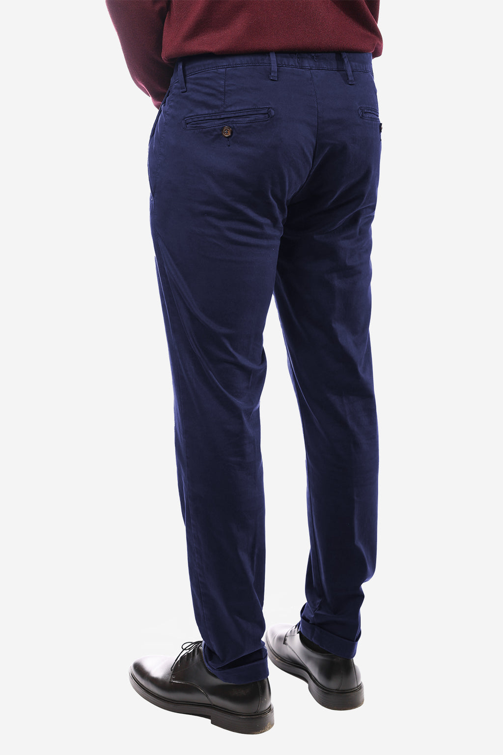 Pantalone in raso di cotone caldo