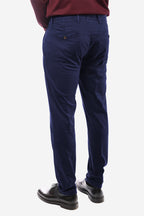 Pantalone in raso di cotone caldo