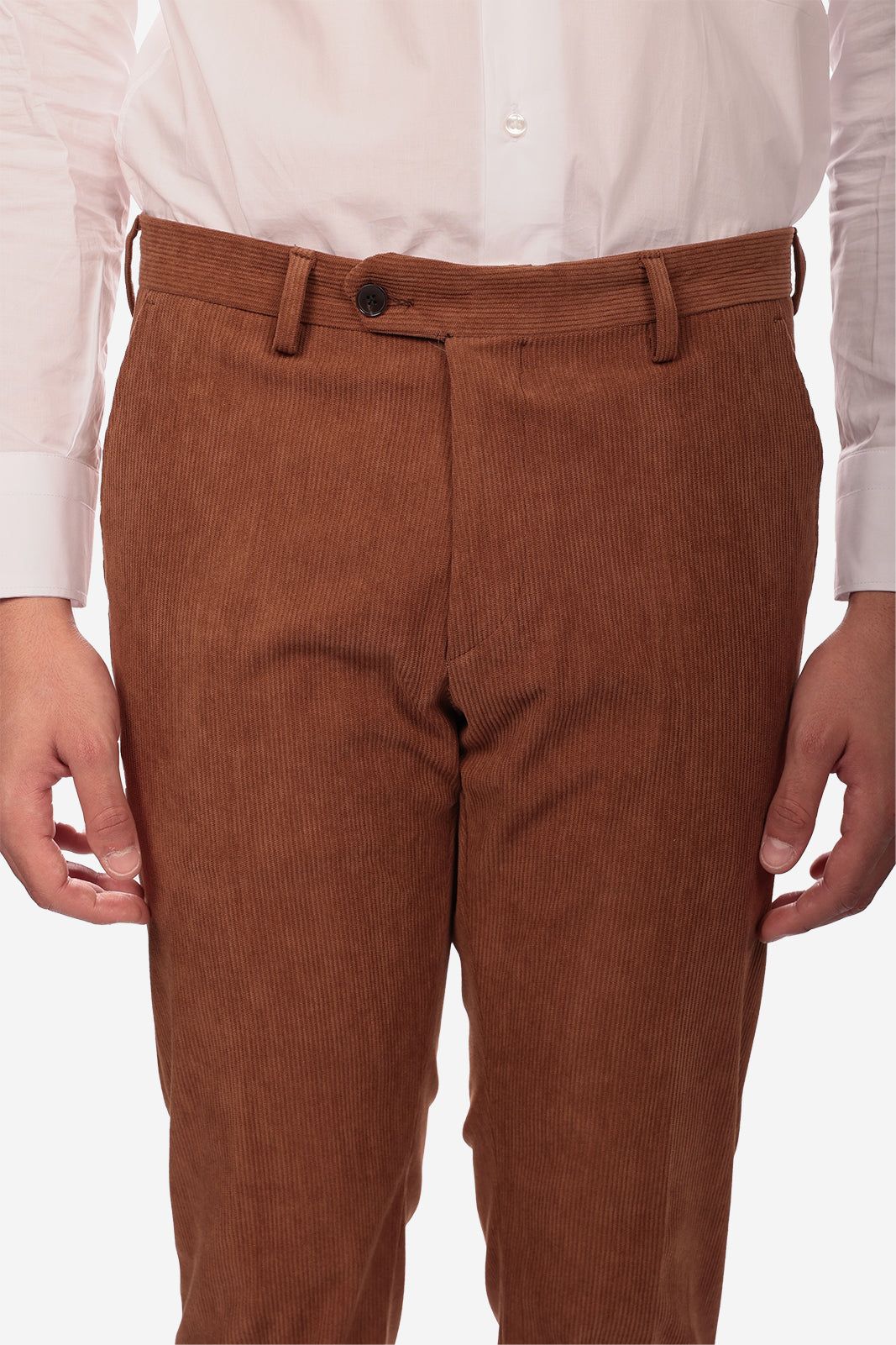 Pantalone classico a costine g13