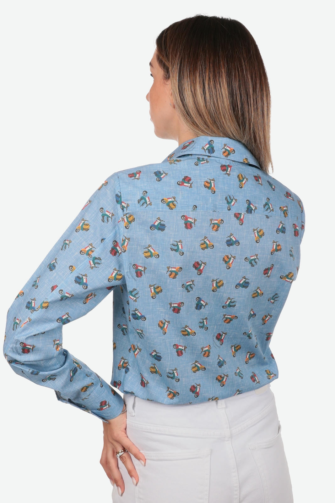 CAMICIA A FANTASIA FACILE STIRO VESPETTA DONNA