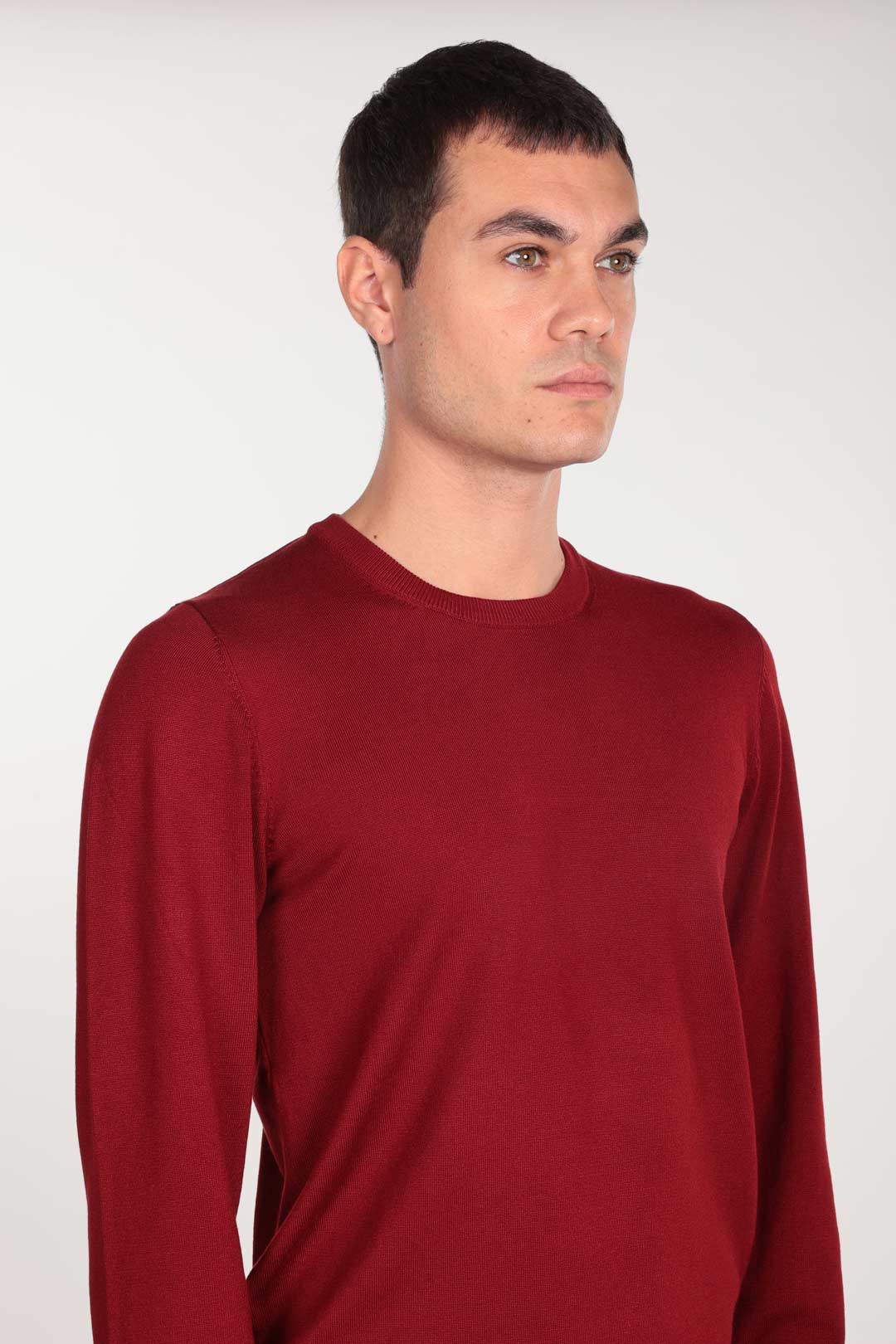 Maglia girocollo in viscosa