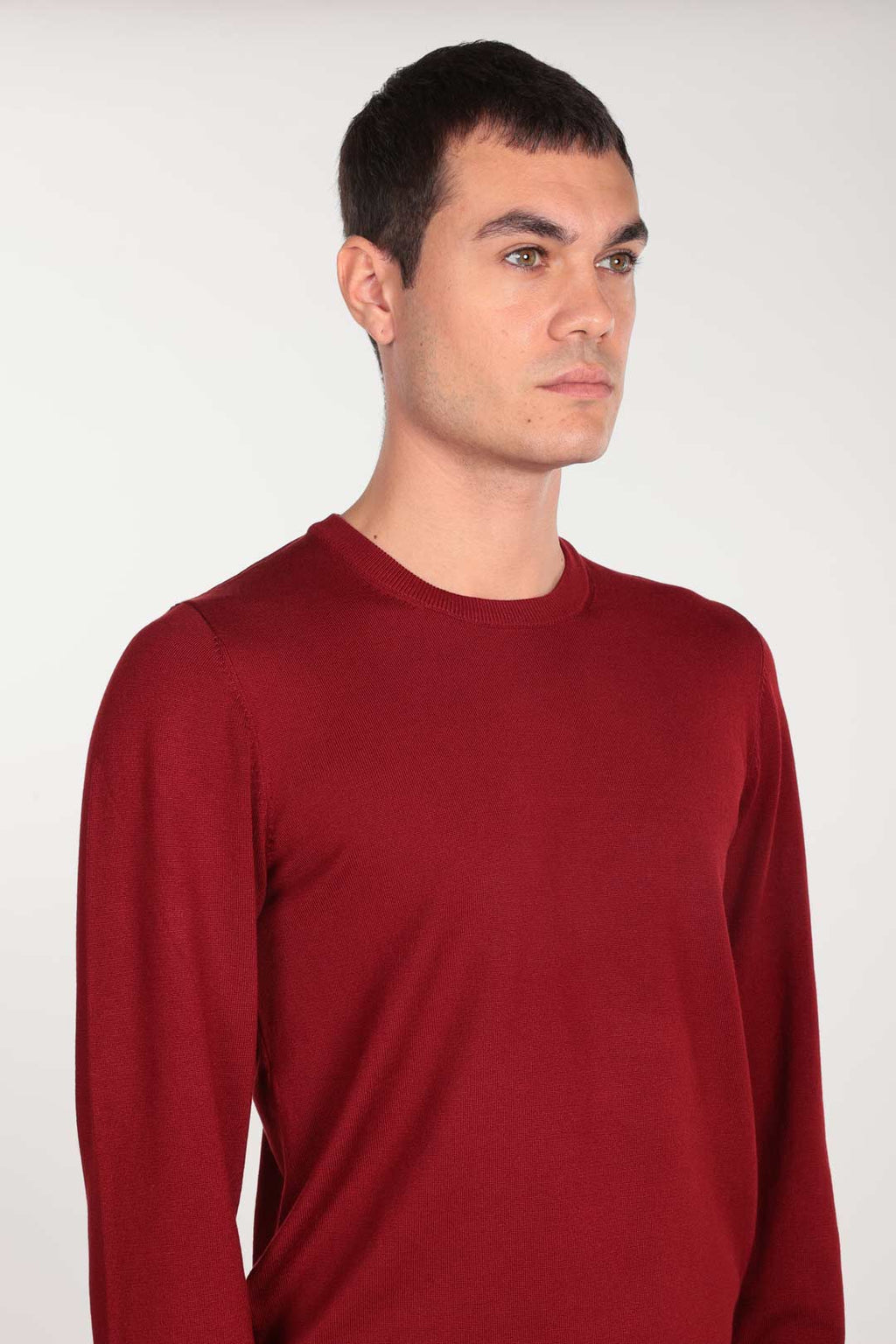 Maglia girocollo in viscosa