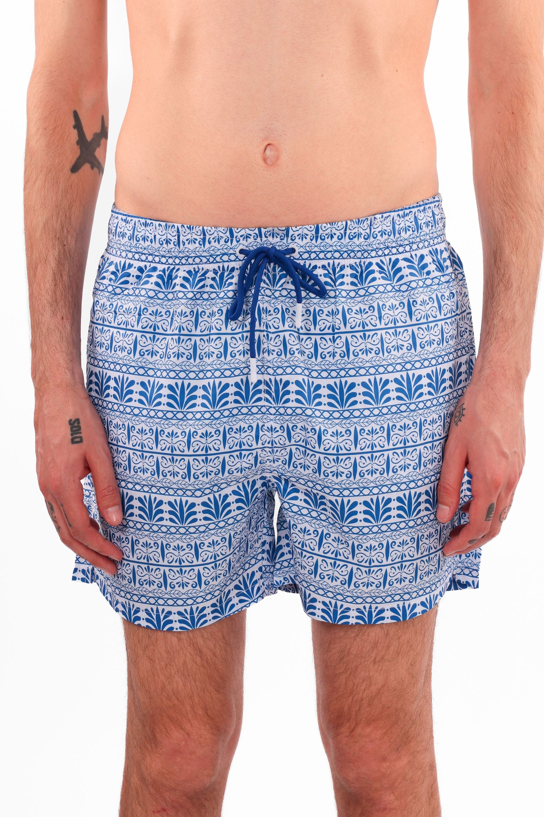 Costume a pantaloncino fantasia azteca