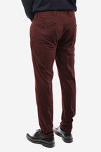 Pantalone in raso di cotone caldo
