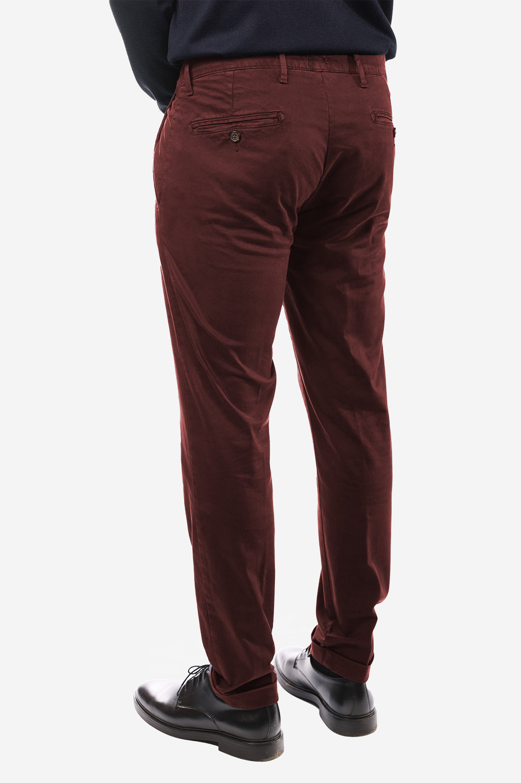 Pantalone in raso di cotone caldo