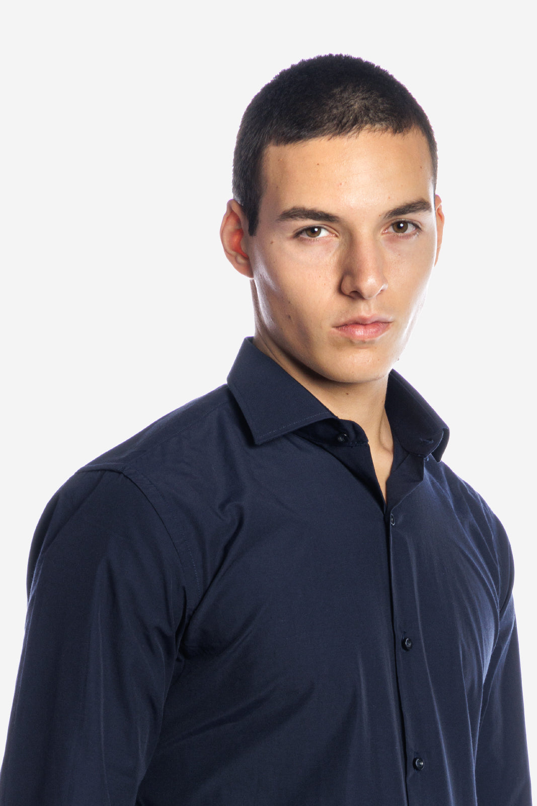 Camicia 100% cotone tinta unita