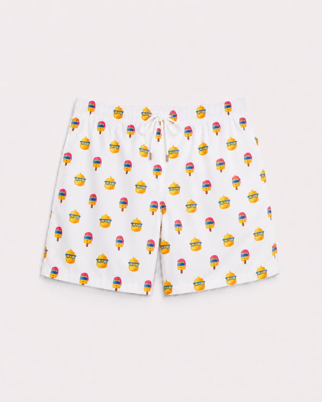 Costume a pantaloncino gelato a limone