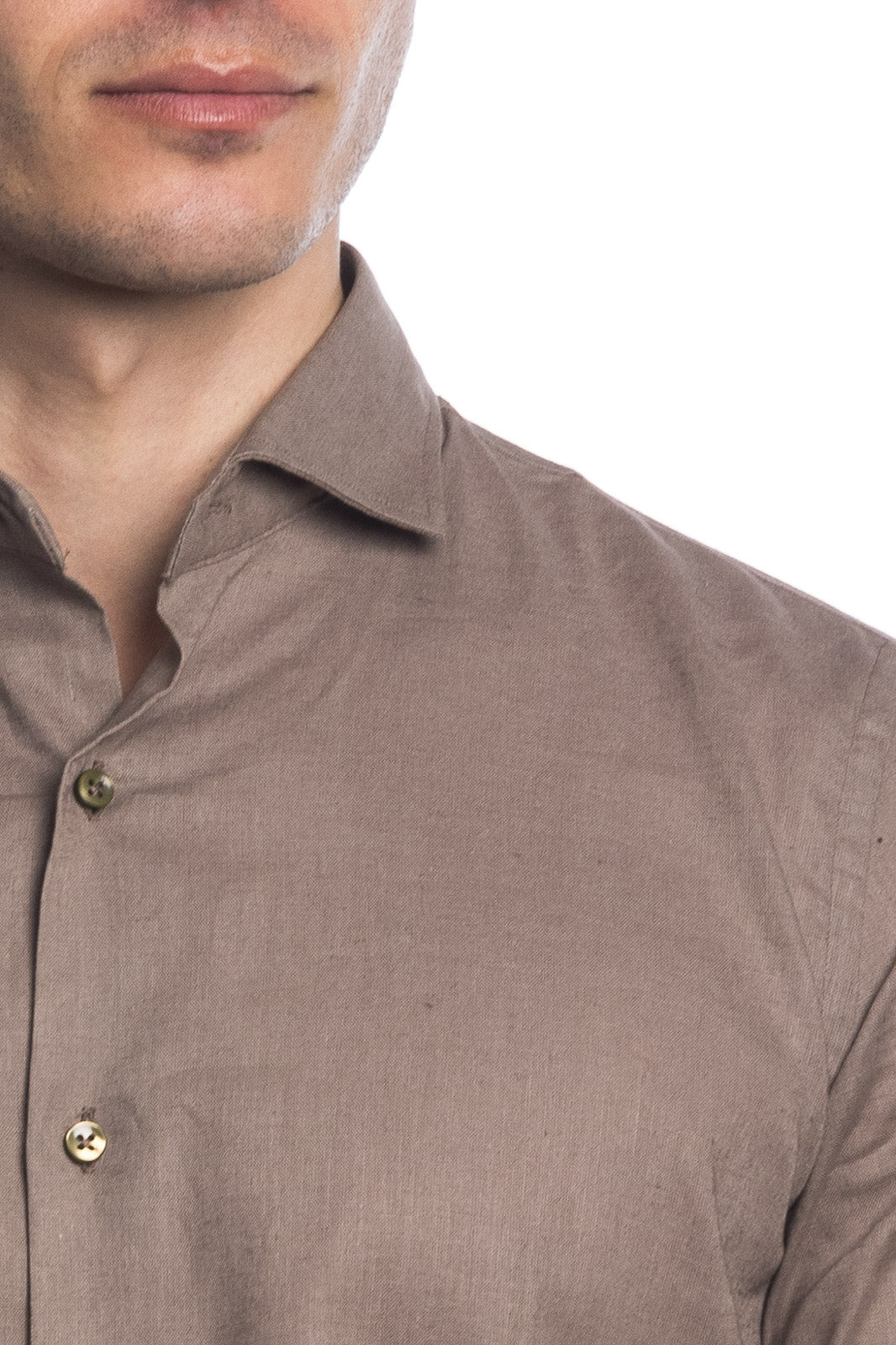 Camicia 100% lino in tinta unita di Sorrento