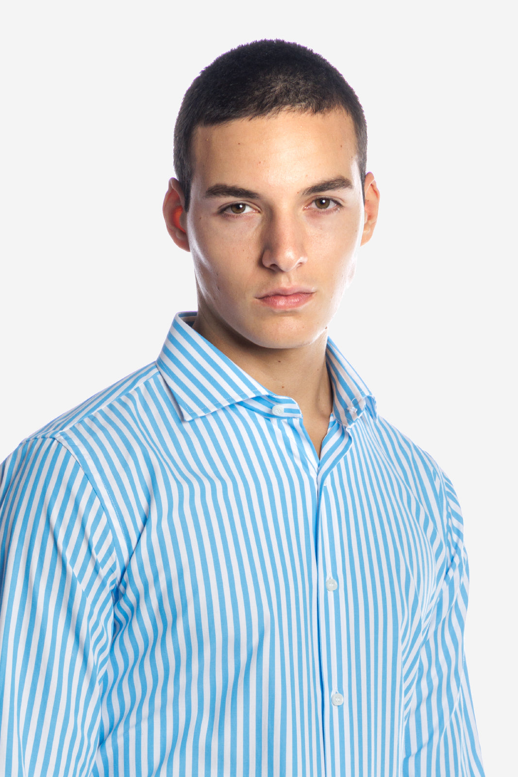 Camicia in riga extra larga 100% cotone