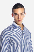 Camicia in riga extra larga 100% cotone