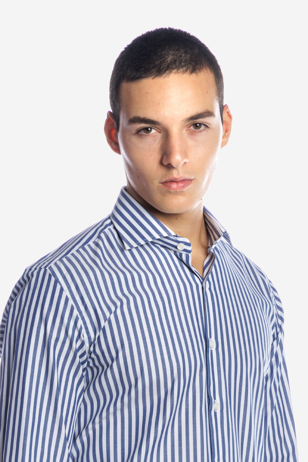 Camicia in riga extra larga 100% cotone