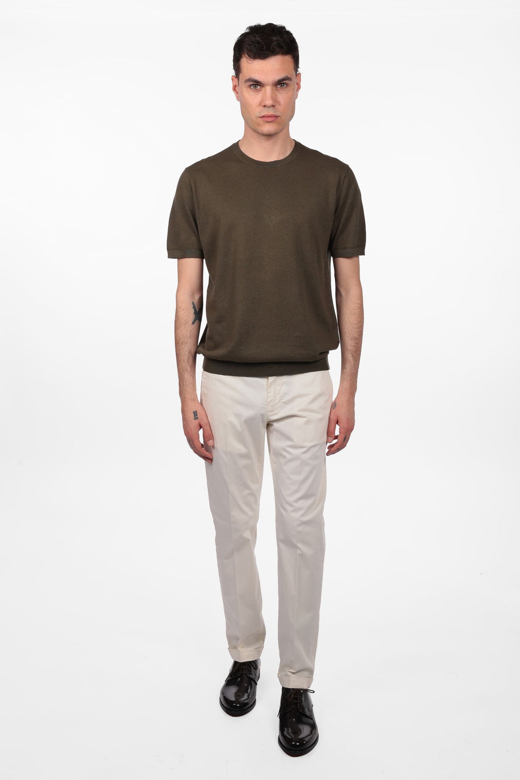 T-shirt morbidissima di misto lino e cotone