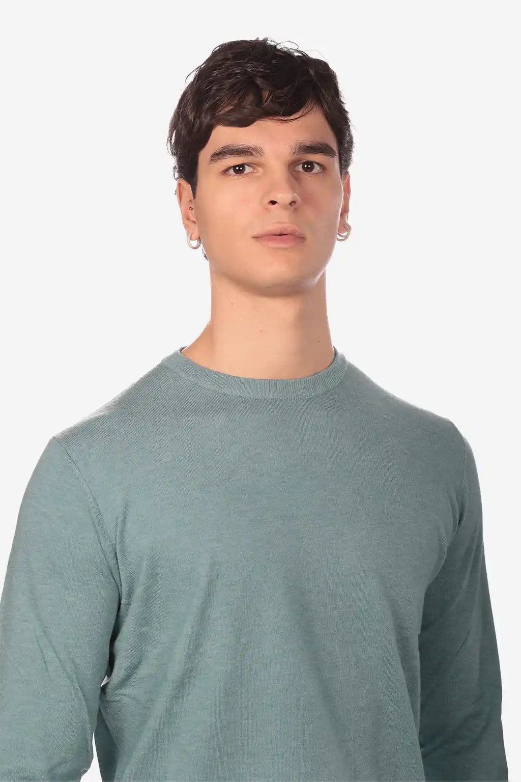 Maglia girocollo in viscosa