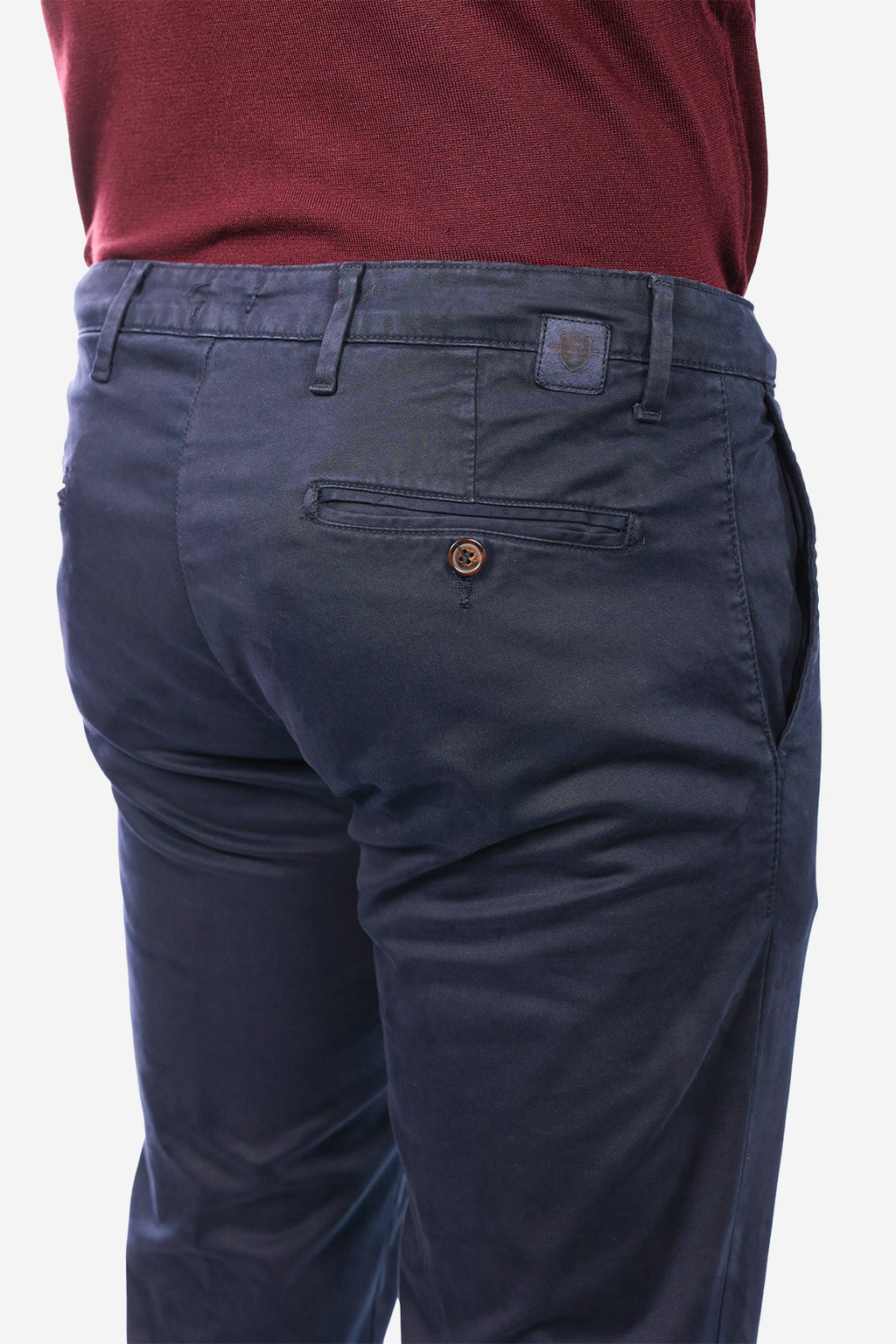 Pantalone in raso di cotone caldo