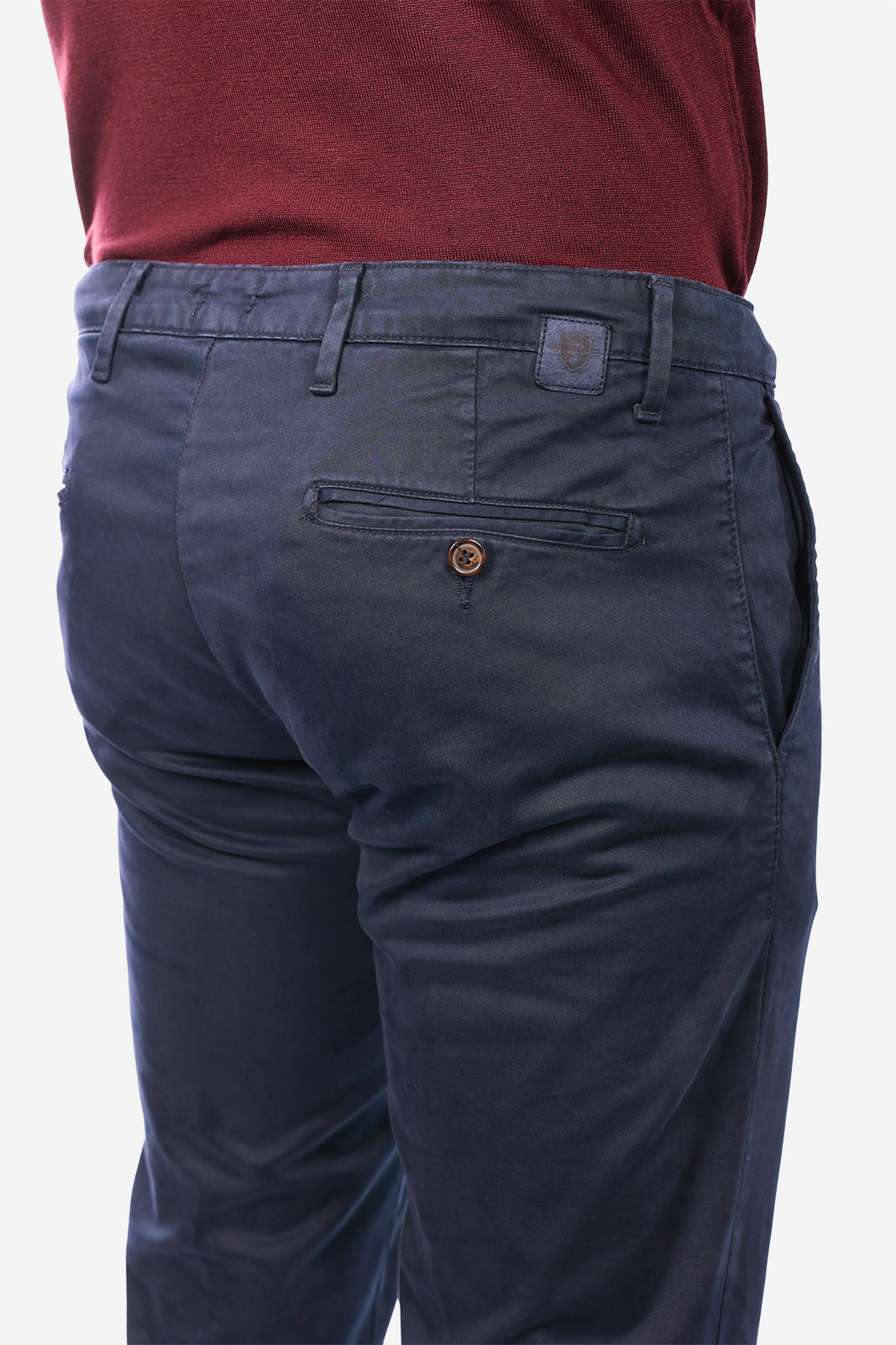 Pantalone in raso di cotone caldo