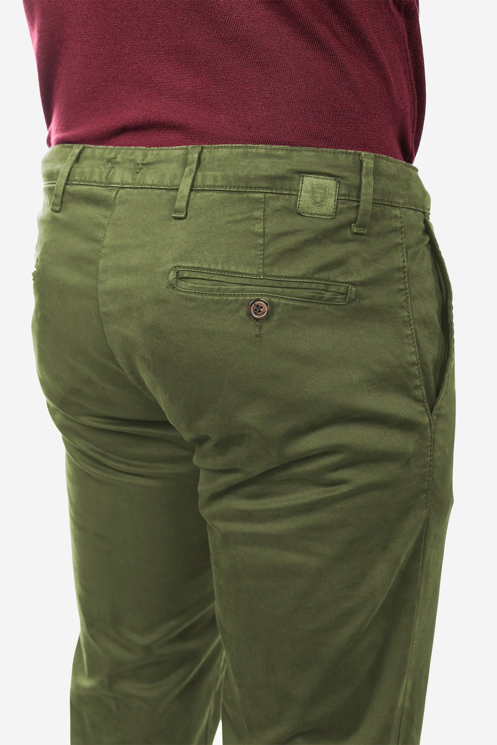 Pantalone in raso di cotone caldo
