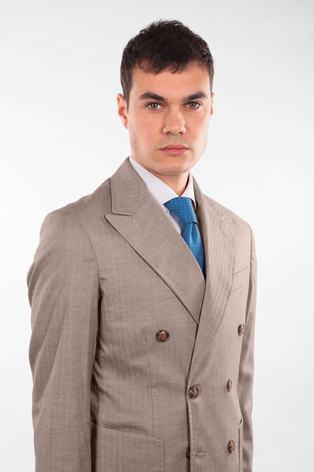 Giacca doppiopetto spigata da abito mk04