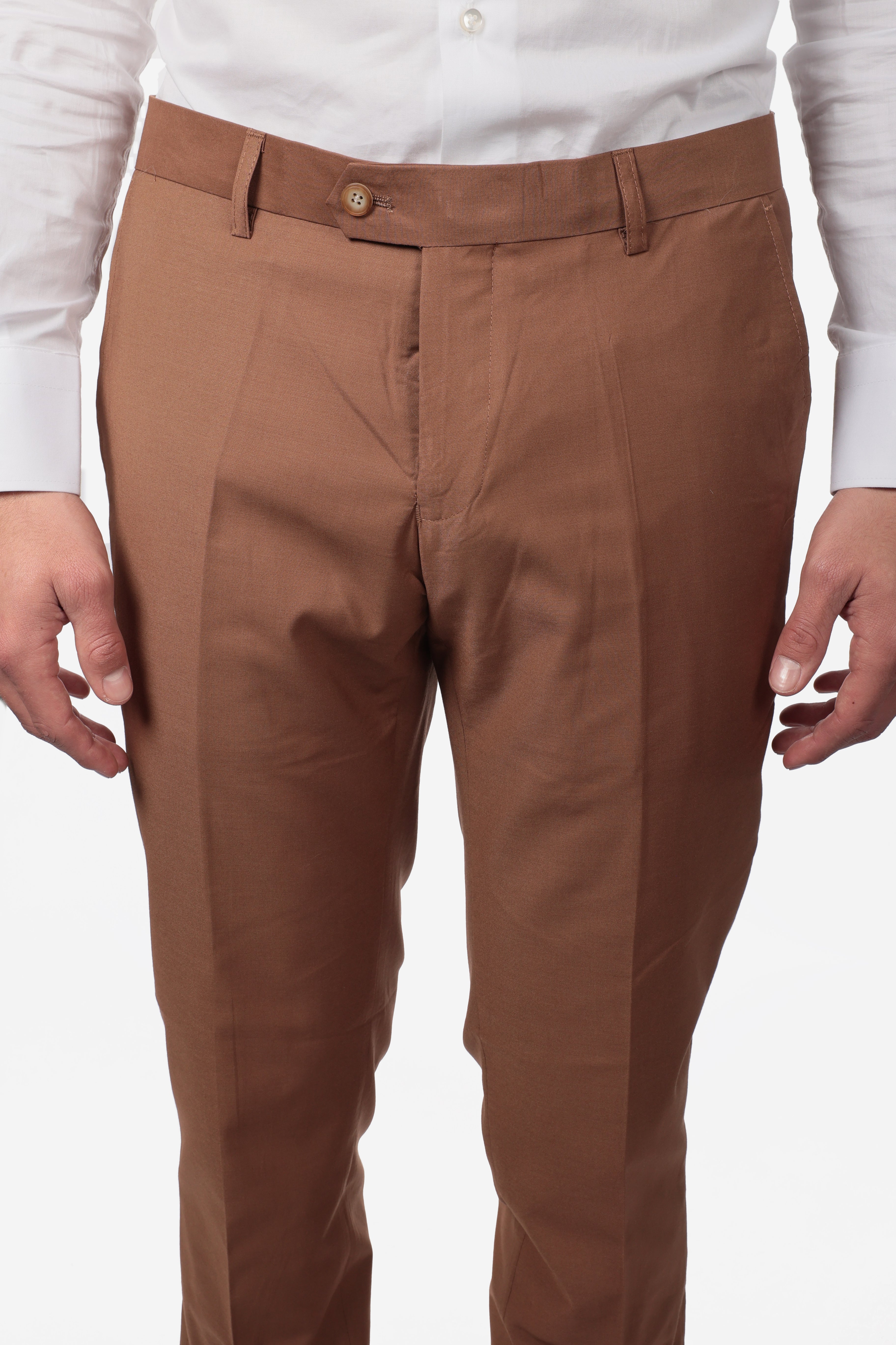 Pantalone classico da abito fresco
