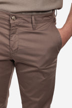PANTALONE IN RASO DI COTONE