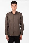Camicia 100% cotone tinta unita