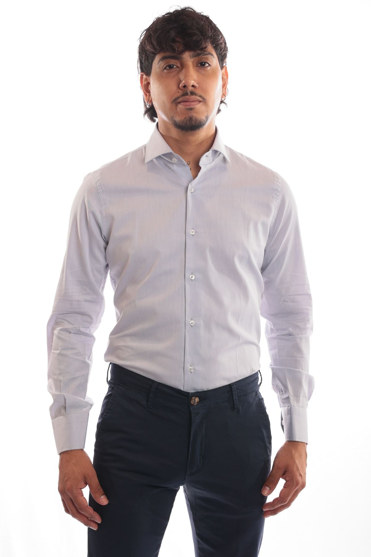 Camicia twill 100% cotone