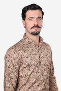 Camicia facile stiro a fantasia forme