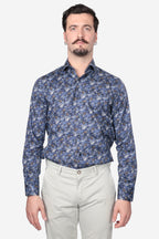 Camicia facile stiro a fantasia forme