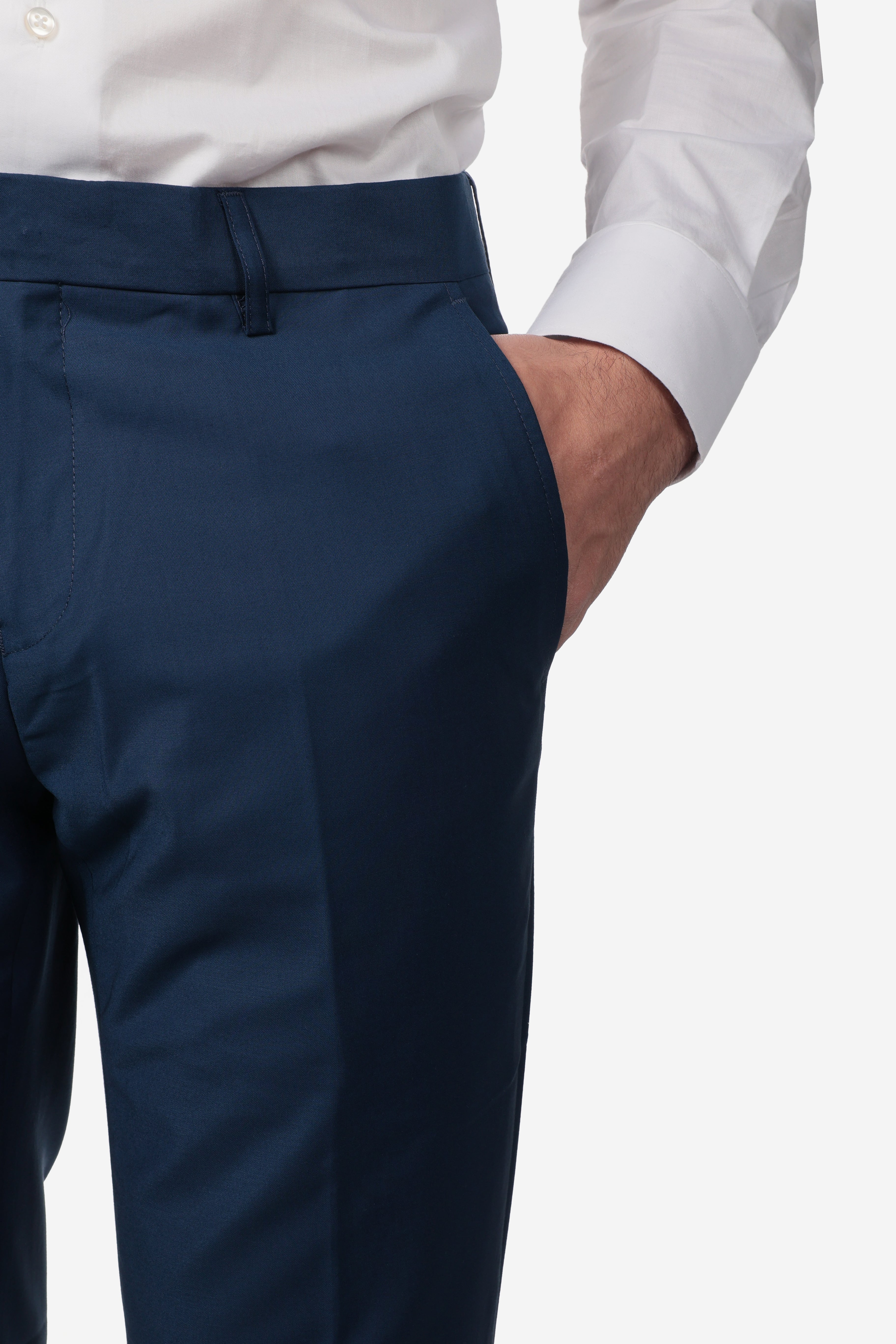 Pantalone classico da abito fresco
