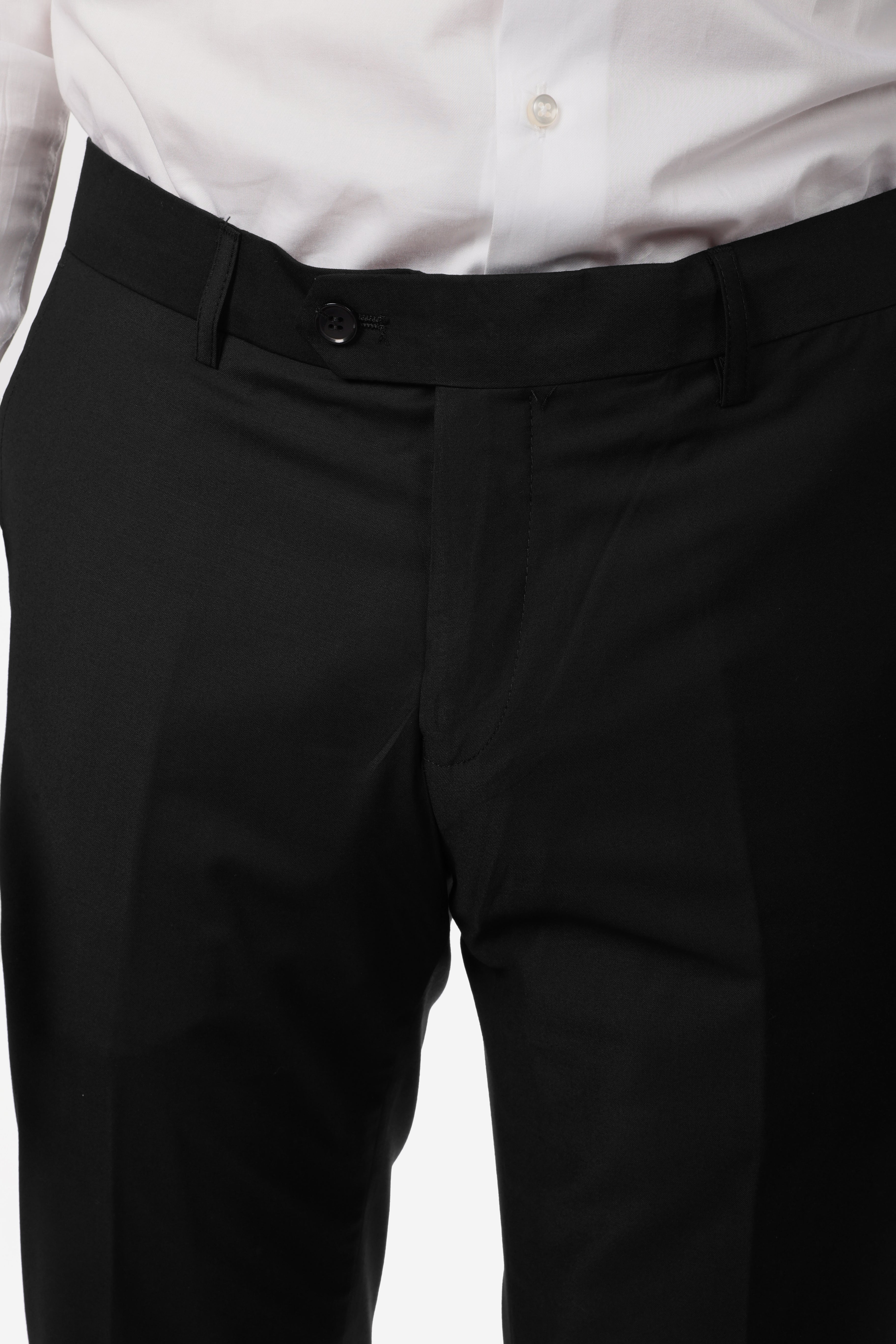 Pantalone classico da abito fresco