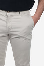 PANTALONE IN RASO DI COTONE