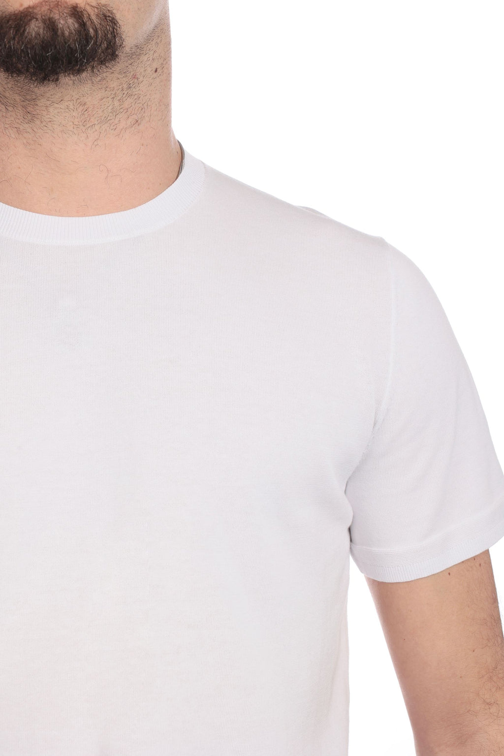 Maglia girocollo tinta unita