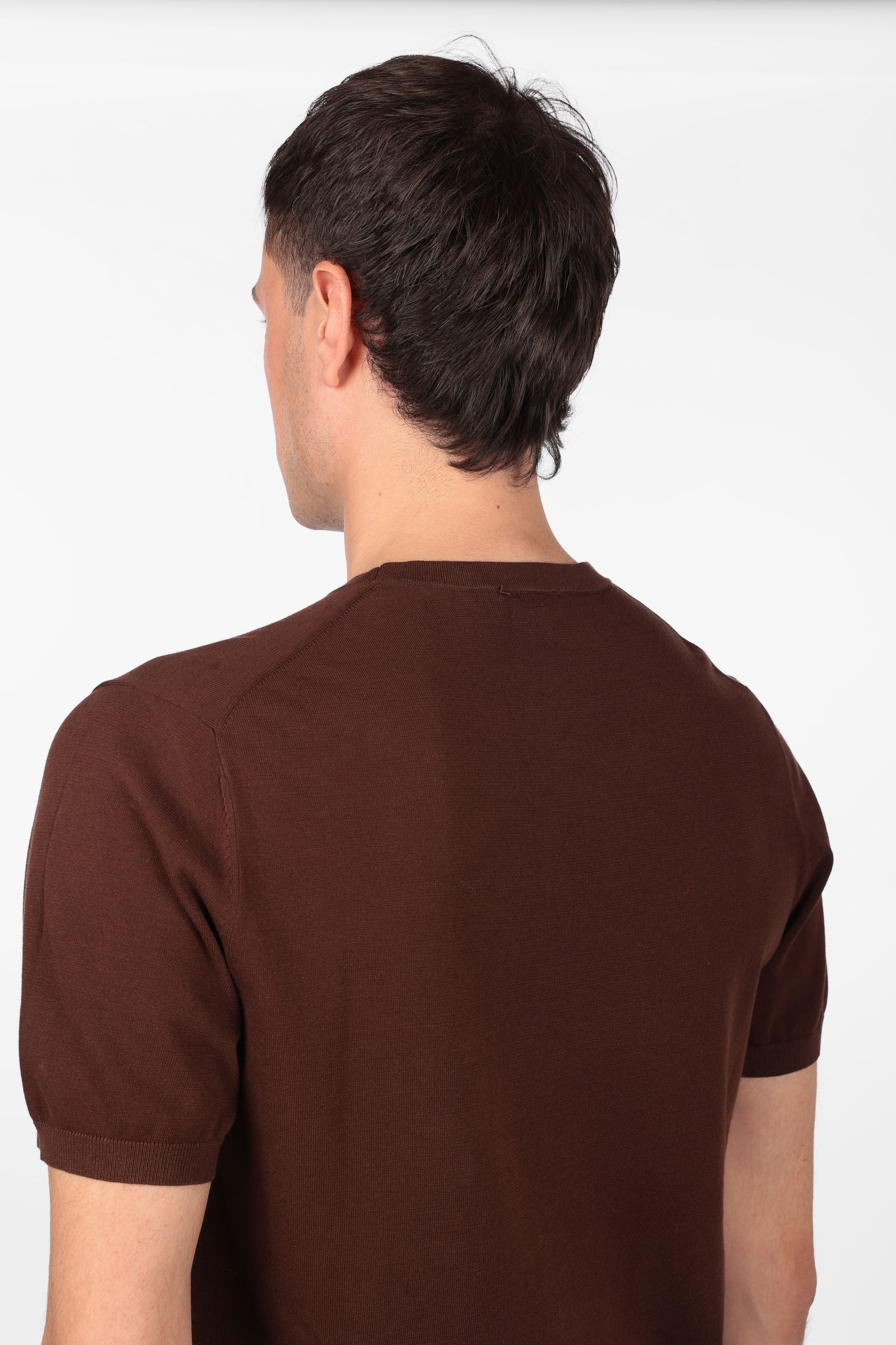 Maglia girocollo tinta unita