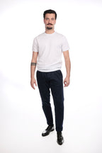 Maglia girocollo tinta unita