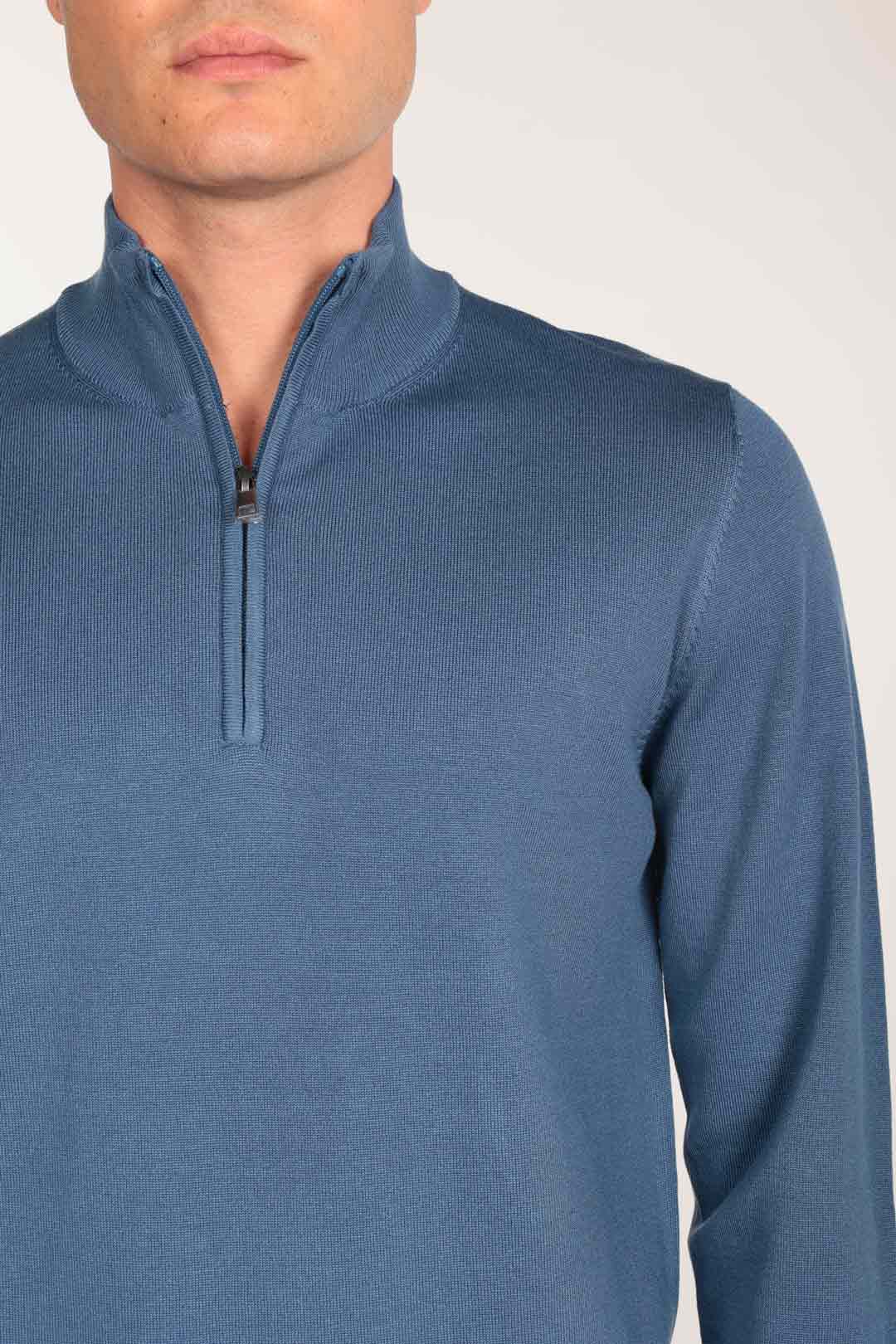 MAGLIA MEZZA ZIP