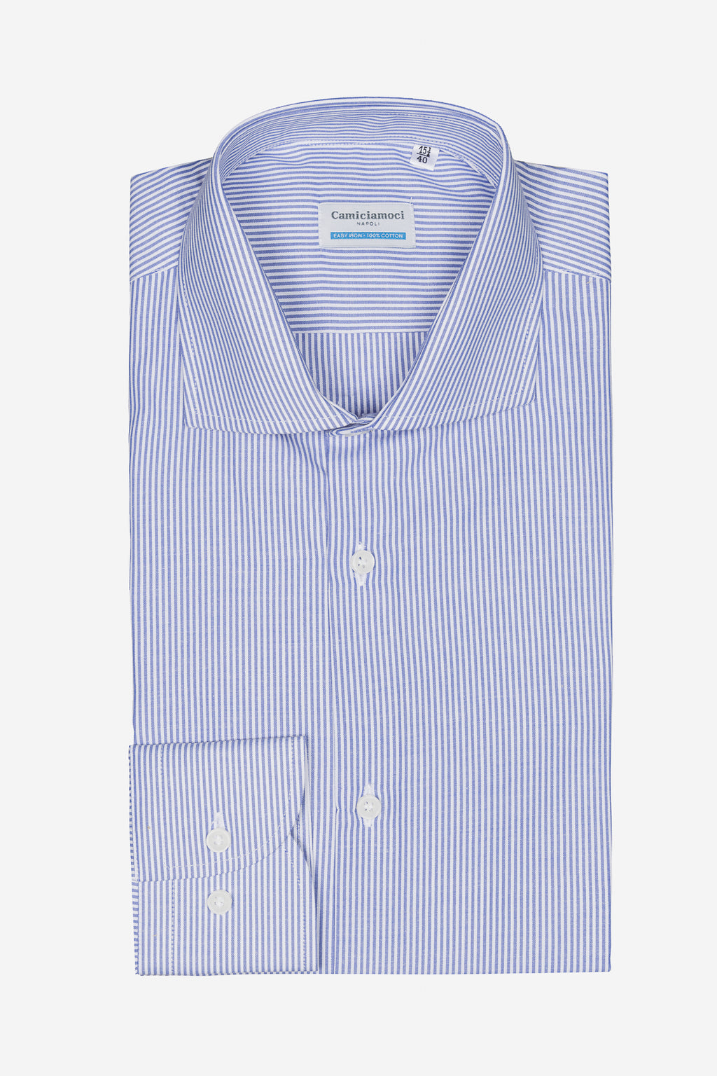Camicia 100% cotone riga stretta