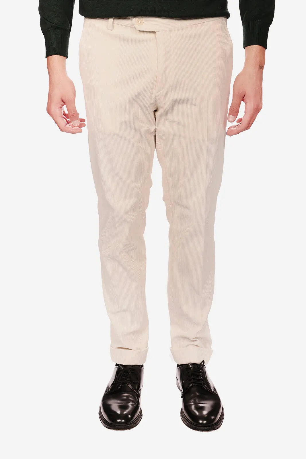 Pantalone classico a costine g13