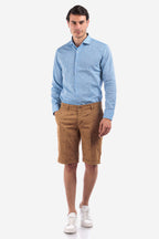 Bermuda Uomo in Cotone Made in Italy con Stampa Biciclette Vintage