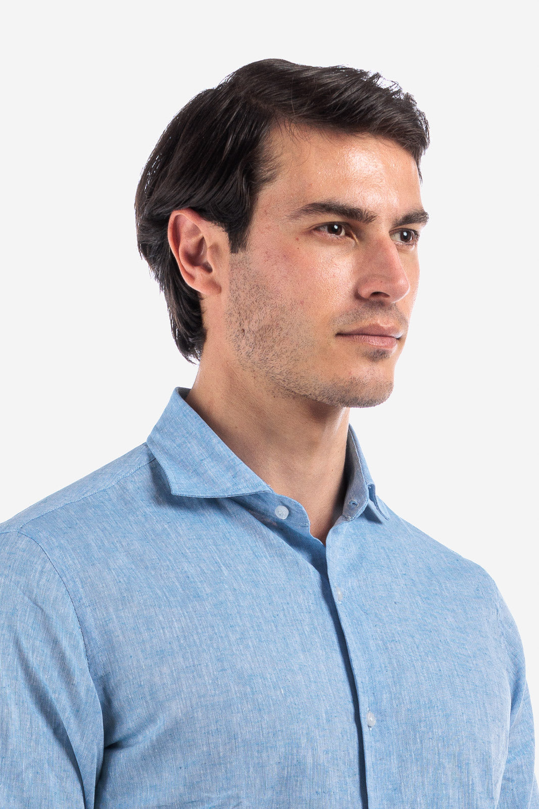 Camicia 100% lino in tinta unita di Sorrento