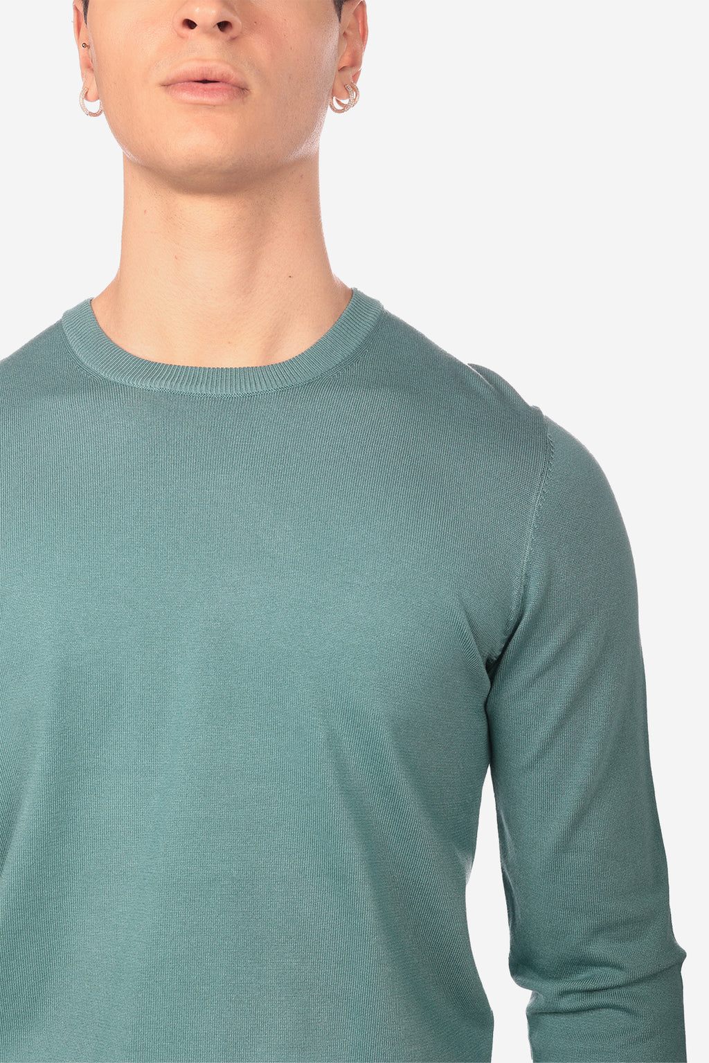 Maglia girocollo in viscosa