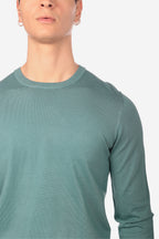 Maglia girocollo in viscosa